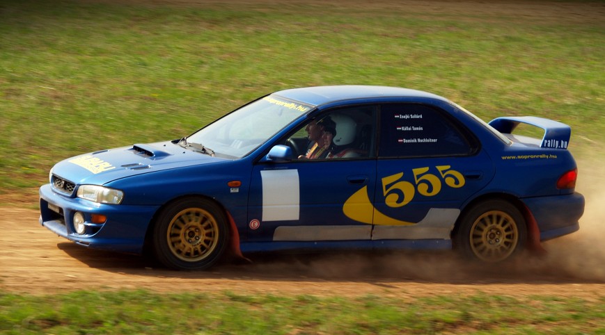 Subaru 555 Type RA élményvezetés rallykrossz pályán 9 km