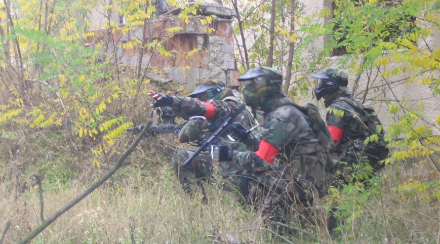 Paintball Budapest legnagyobb pályáján 400 db golyóval