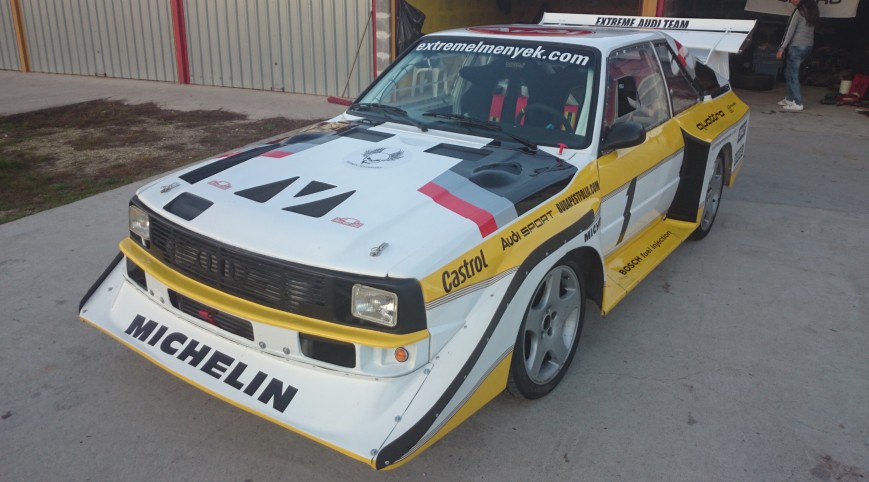 Audi S1 Rally car Proto élményvezetés KakucsRing 6 kör