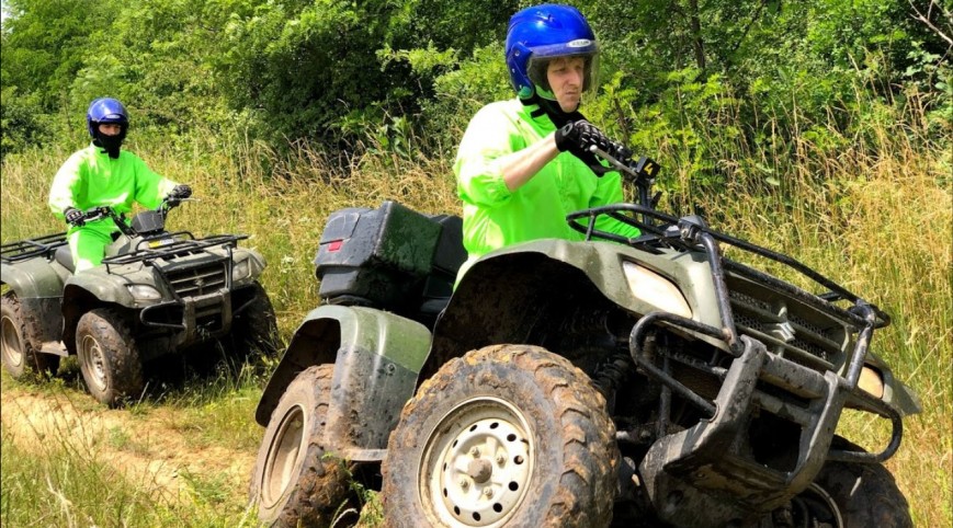 Quad Túra Pároknak Domonyvölgyben 1 quad 2 fő 1 óra