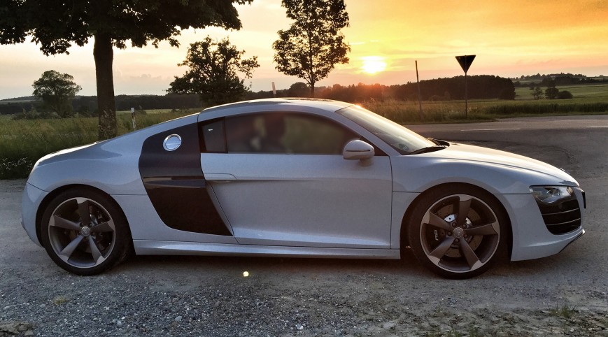 Audi R8 V8 420 LE élményvezetés Euroring 3 kör