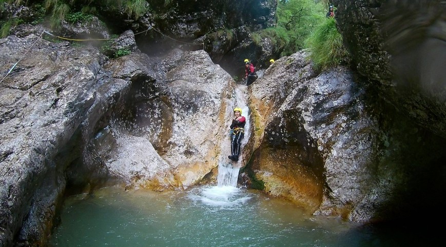 Kanyoning túra Szlovéniában 1 fő